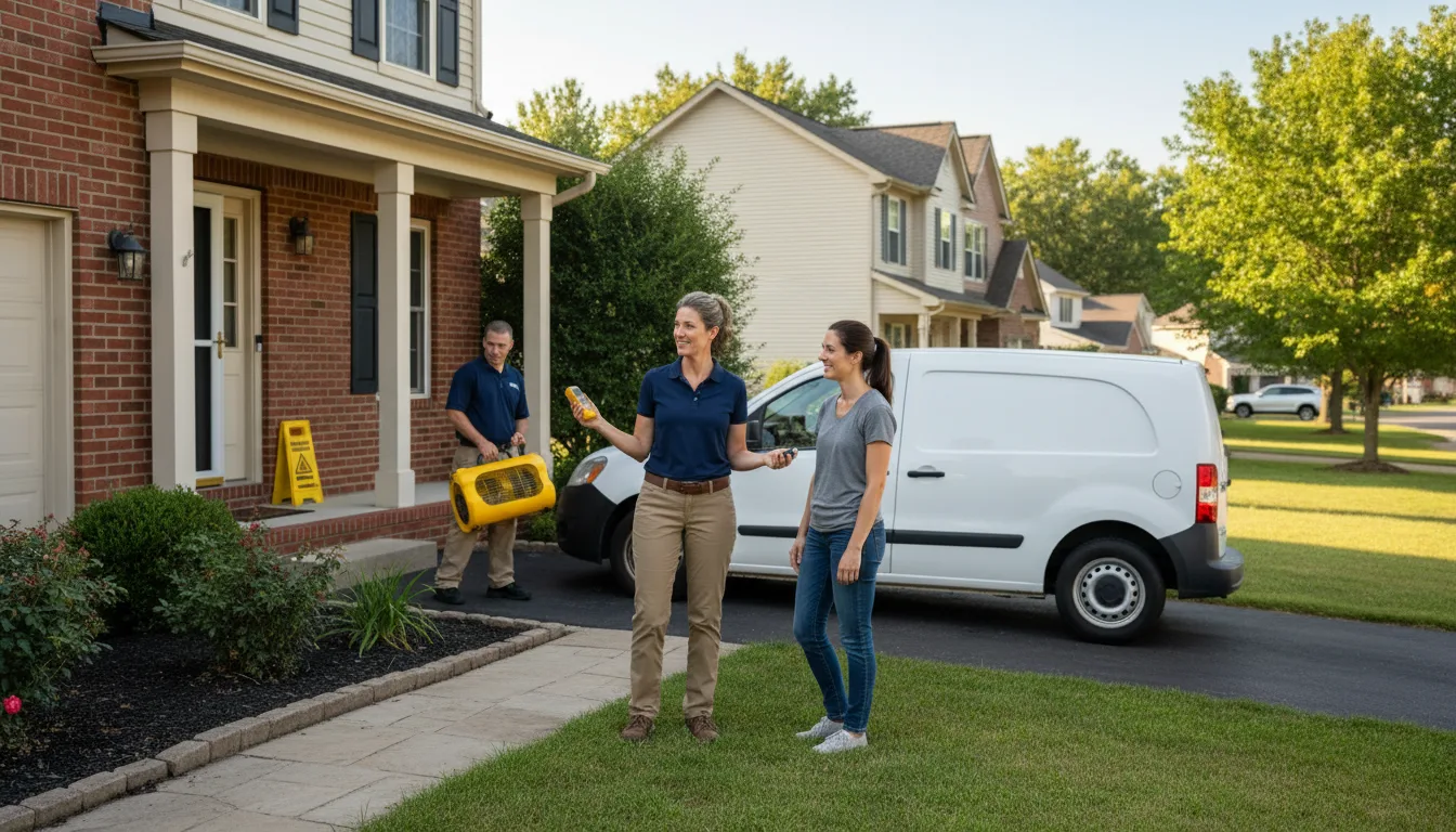 Residential water damage restoration in Deptford, NJ